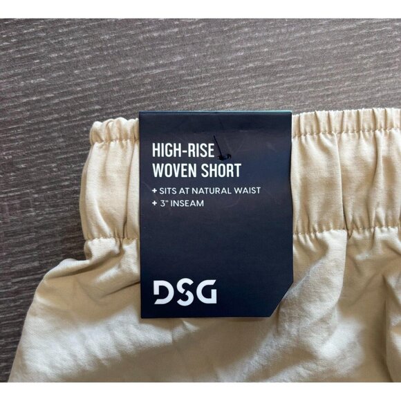 DSG Women's High-Rise 3" Woven Shorts, Small, Tan - Picture 2 of 5